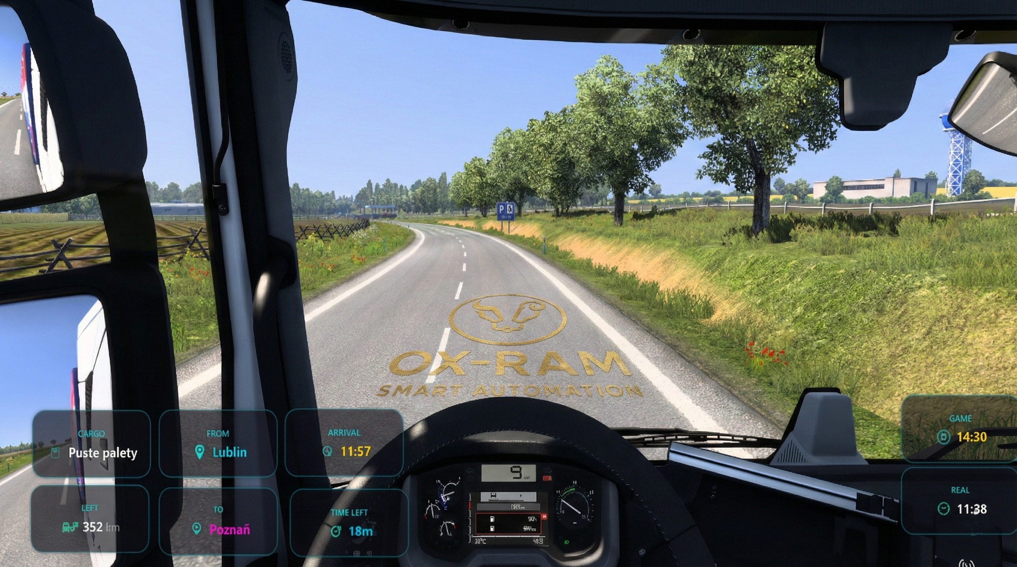 Interfejs przerw Ox-Ram Tacho